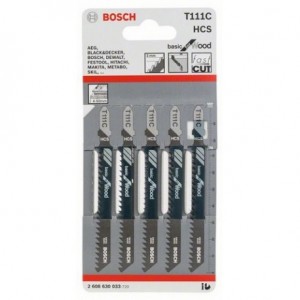 Bosch T111C Σετ Πριονάκια Σέγας Ξύλου 100mm 2608630033