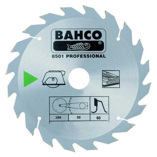 Bahco AB8501-13XF Δίσκος Διαμαντέ Ξύλου 184mm 60 δόντια Φ30
