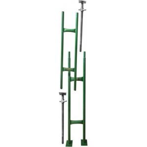 Σκάλα-κολώνα διπλής στήριξης ηλεκτρικών παλάγκων με ρυθμιζόμενα πόδια 2,60m
