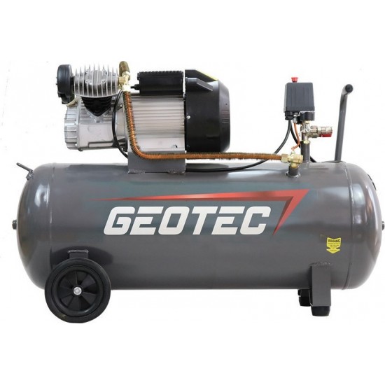 Geotec AC-30100 Αεροσυμπιεστής Μονομπλόκ 3HP/100lt