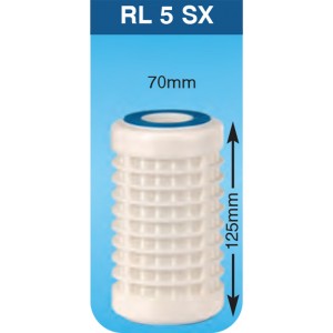 Atlas Filtri Ανταλλακτικό Φίλτρο Πλαστική Σίτα Πλενόμενη Κεντρικής Παροχής RL 5 SX 50μm 5" 